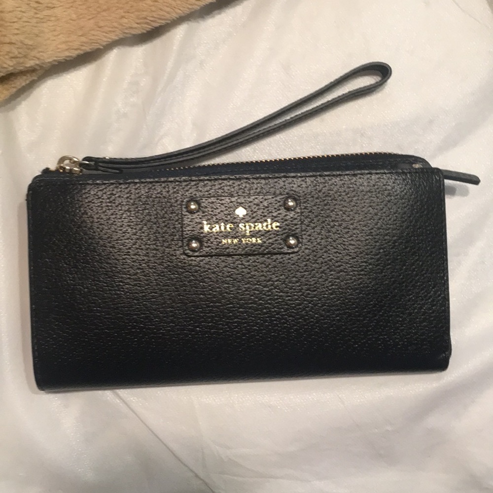 Kate Spade TexturedLeather Layton Wellesley Clutch